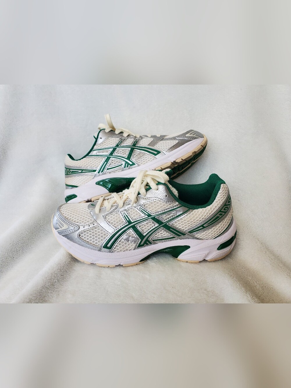 Asics Gel 1130 Cream/Kale Womens 7.5 - Picture 3 of 13